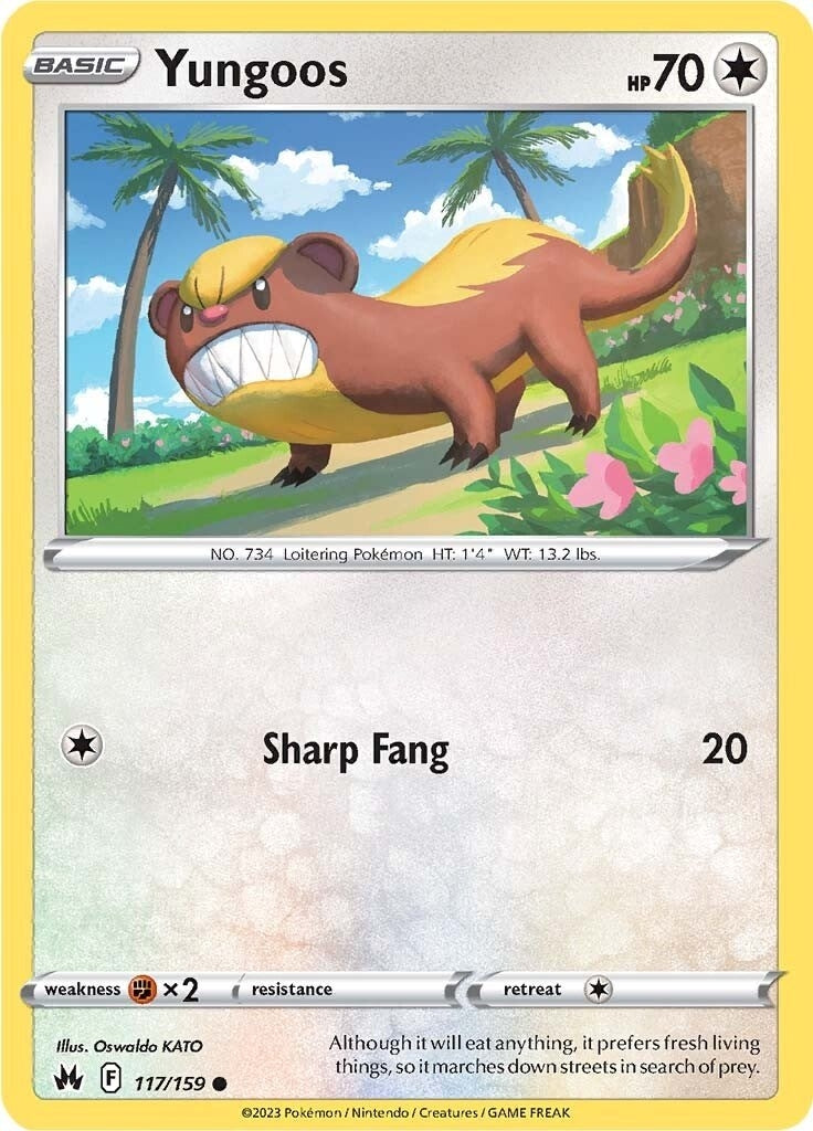 Image for Yungoos (117/159) [Crown Zenith] - Pokemon