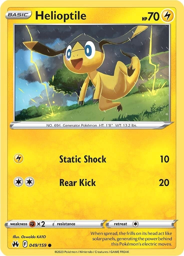 Image for Helioptile (049/159) [Crown Zenith] - Pokemon