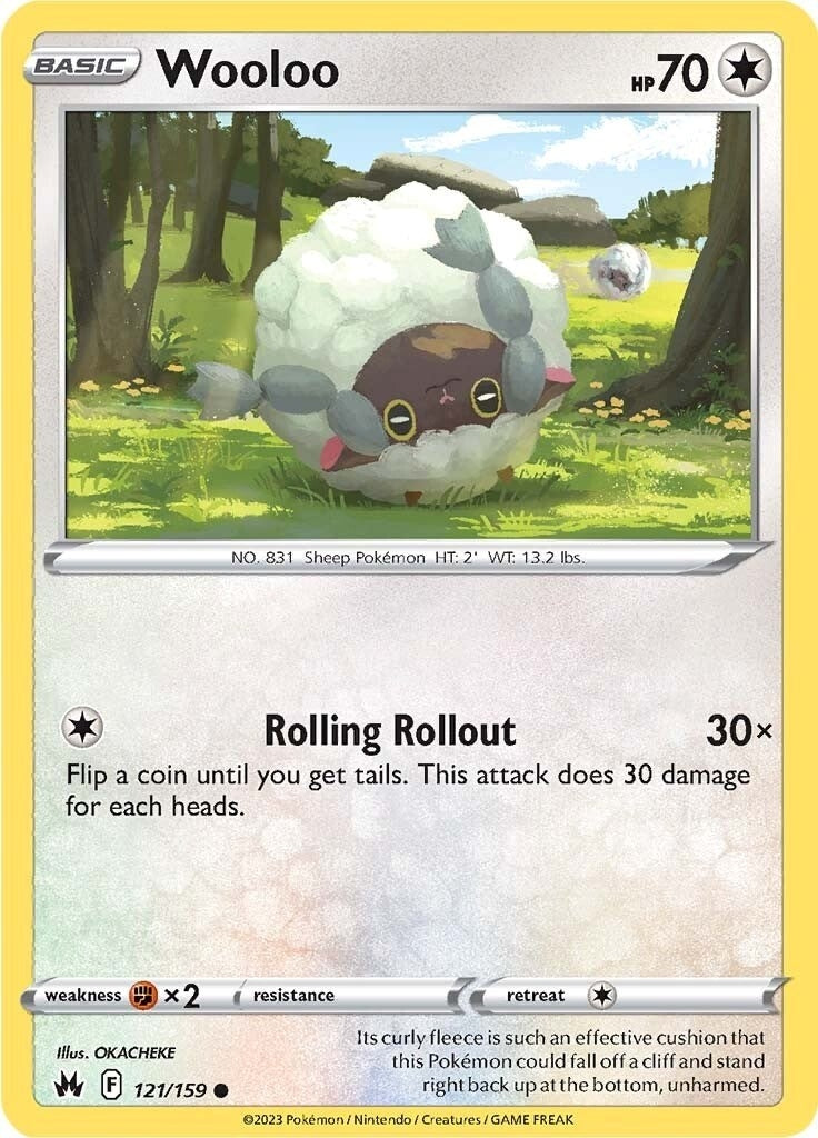 Image for Wooloo (121/159) [Crown Zenith] - Pokemon