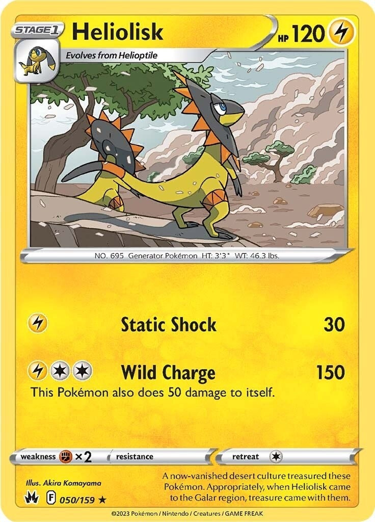 Image for Heliolisk (050/159) [Crown Zenith] - Pokemon