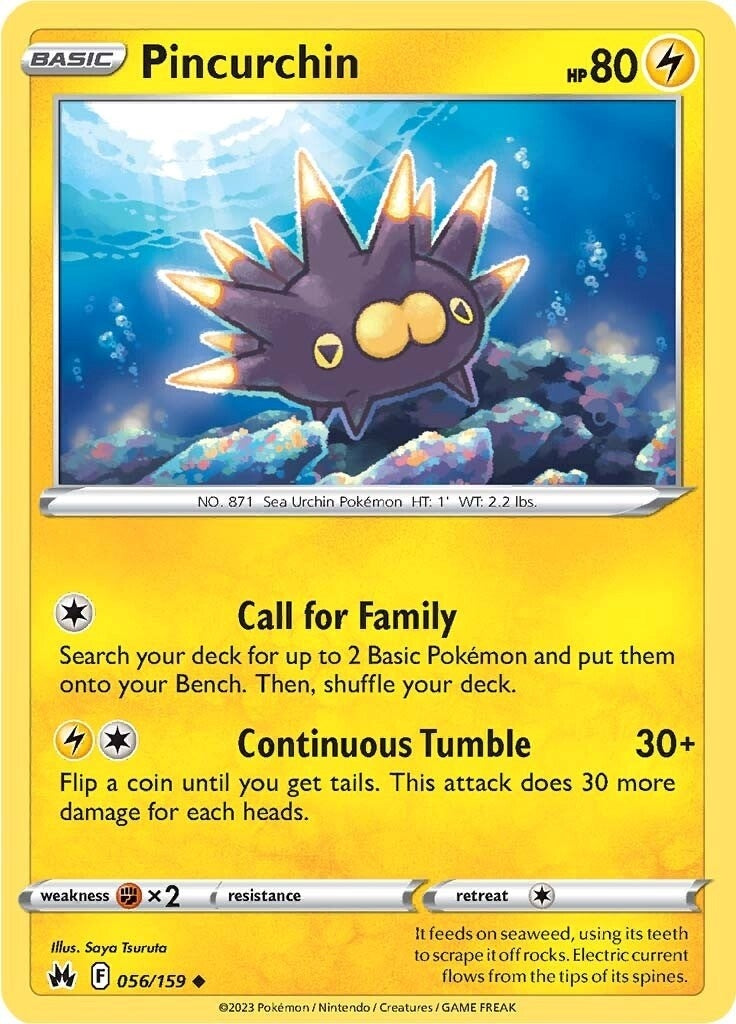 Image for Pincurchin (056/159) [Crown Zenith] - Pokemon