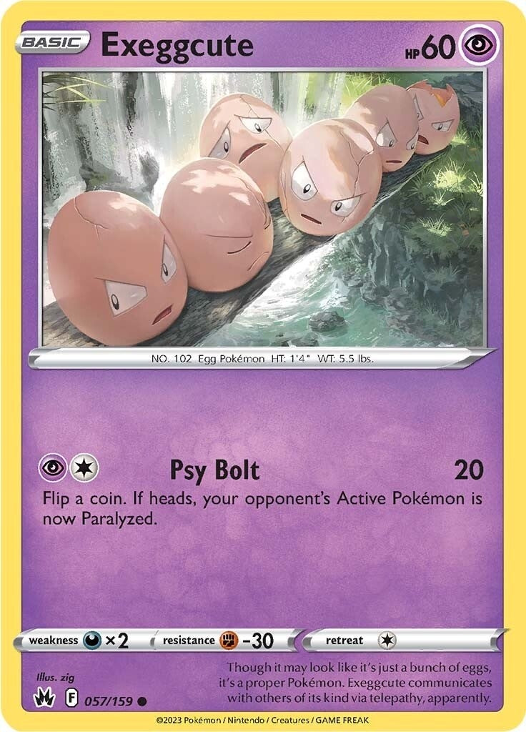 Image for Exeggcute (057/159) [Crown Zenith] - Pokemon