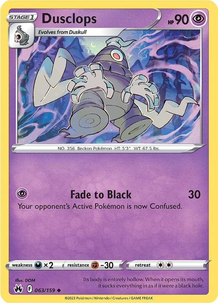 Image for Dusclops (063/159) [Crown Zenith] - Pokemon