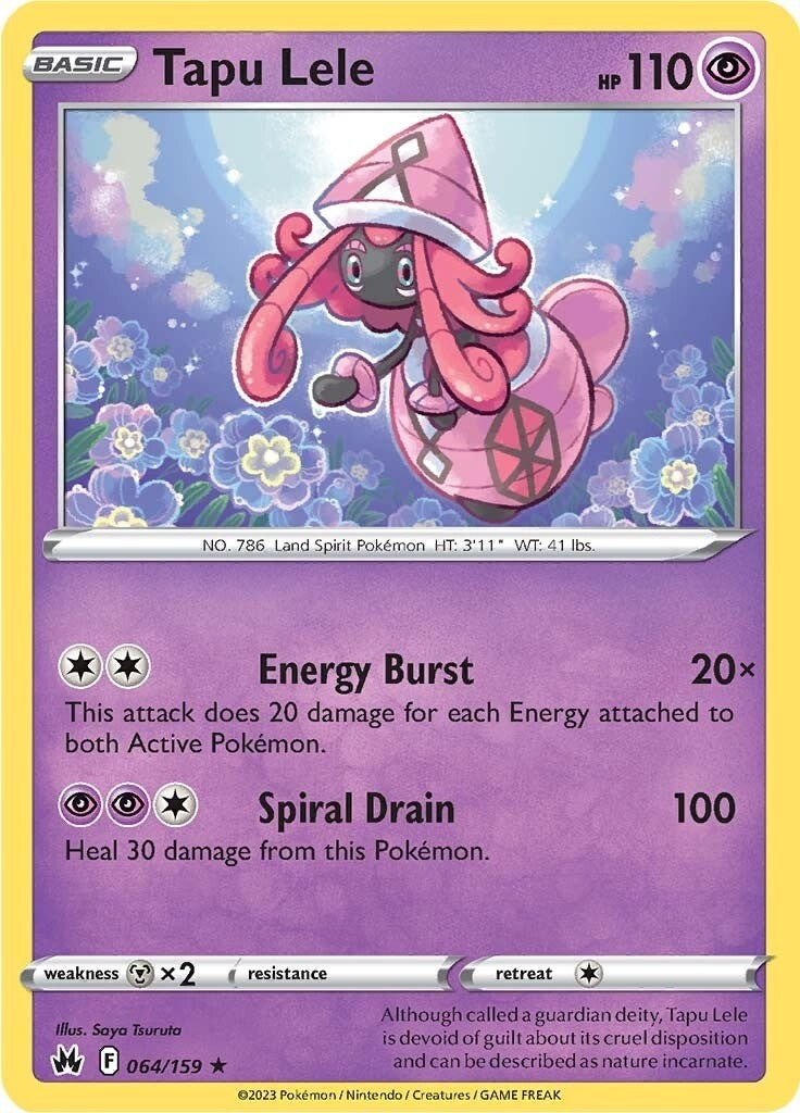 Image for Tapu Lele (064/159) [Crown Zenith] - Pokemon