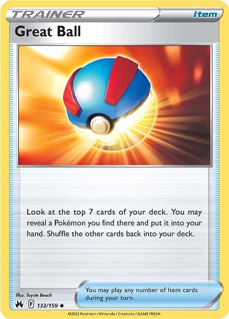 Image for Great Ball (132/159) [Crown Zenith] - Pokemon