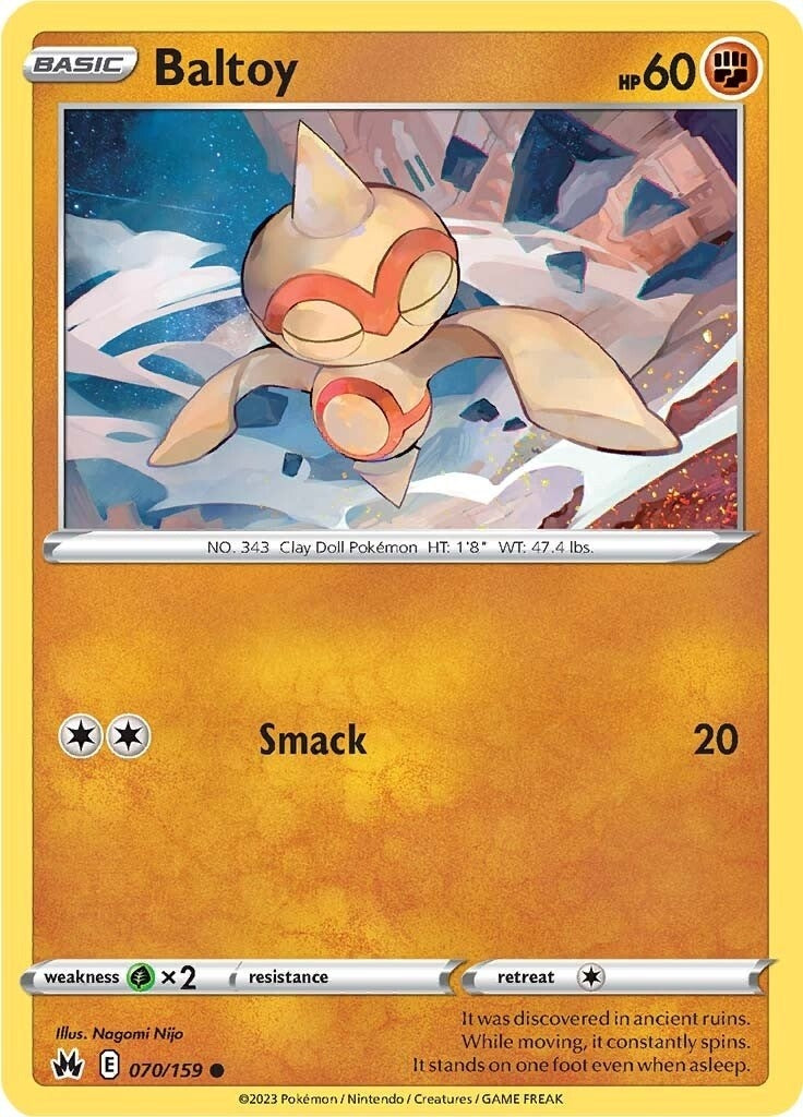 Image for Baltoy (070/159) [Crown Zenith] - Pokemon