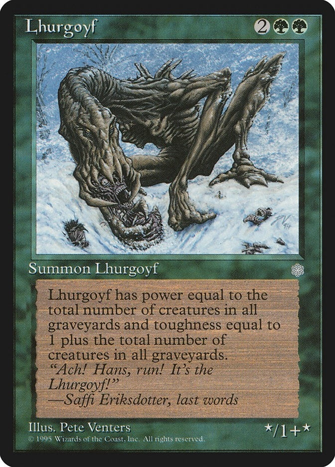 Image for Lhurgoyf [Ice Age] - Magic: The Gathering