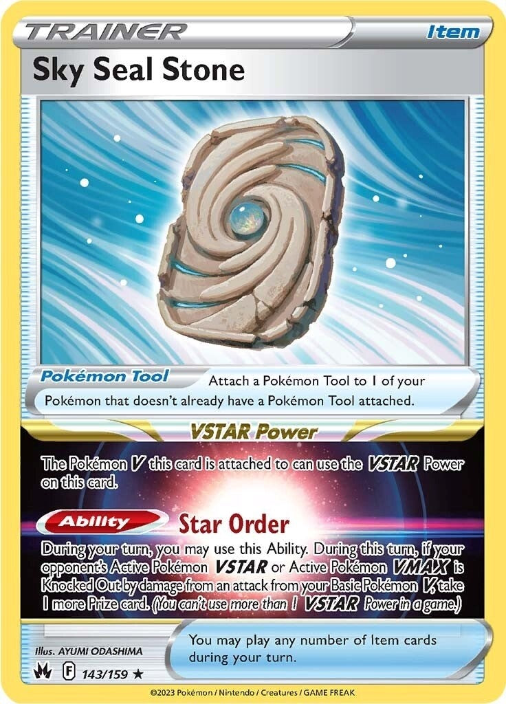 Image for Sky Seal Stone (143/159) [Crown Zenith] - Pokemon