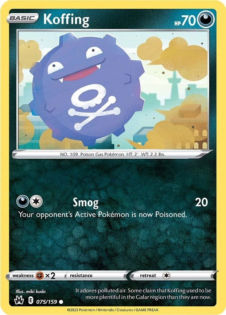 Image for Koffing (075/159) [Crown Zenith] - Pokemon