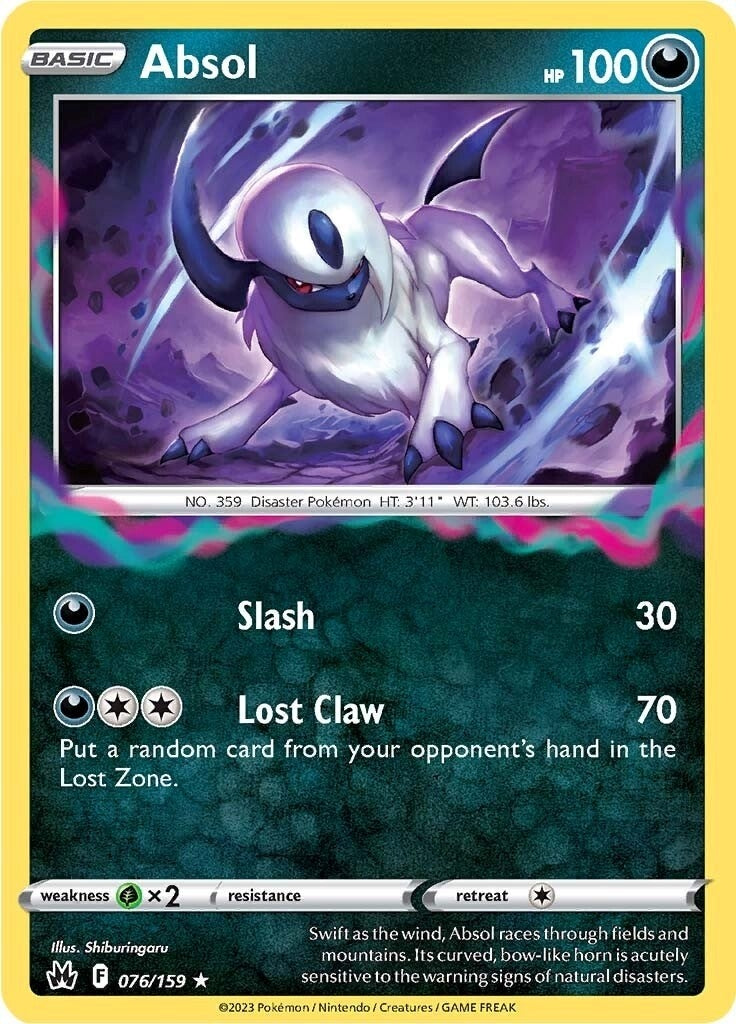 Image for Absol (076/159) [Crown Zenith] - Pokemon