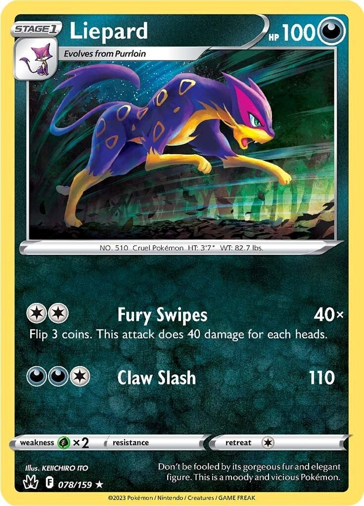 Image for Liepard (078/159) [Crown Zenith] - Pokemon