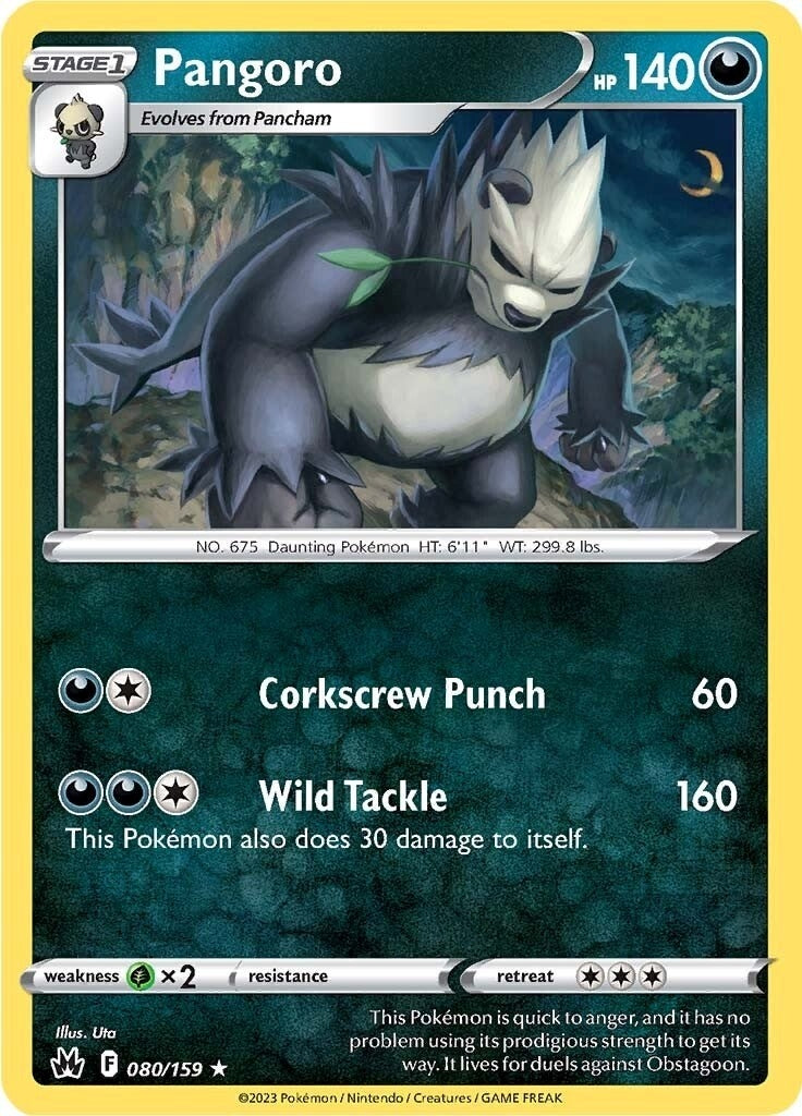 Image for Pangoro (080/159) [Crown Zenith] - Pokemon