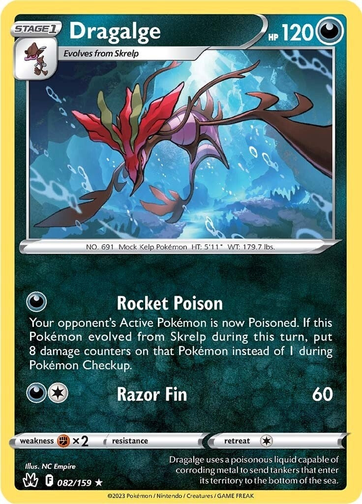 Image for Dragalge (082/159) [Crown Zenith] - Pokemon