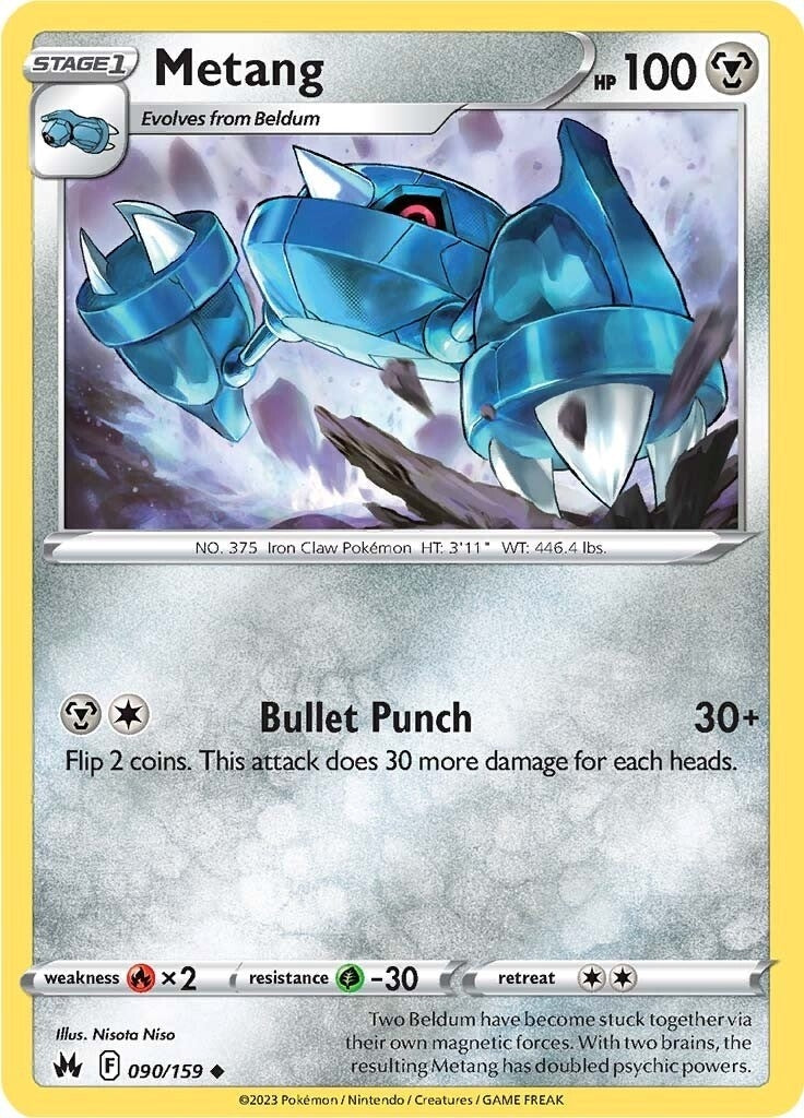 Image for Metang (090/159) [Crown Zenith] - Pokemon