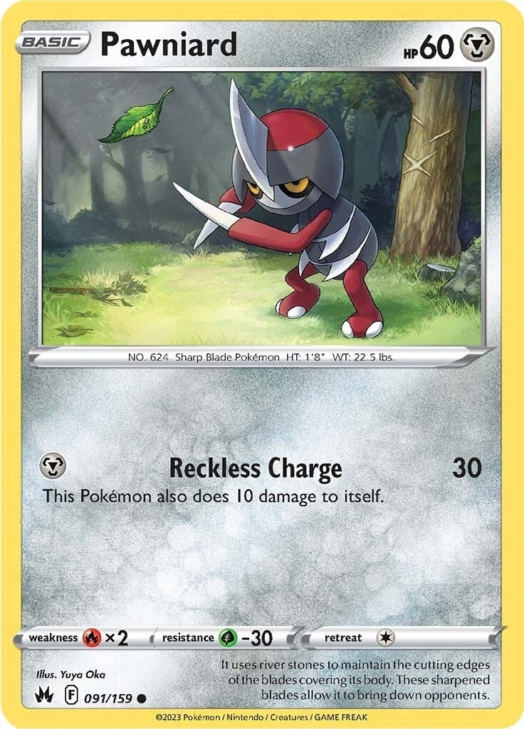 Image for Pawniard (91) (091/159) [Crown Zenith] - Pokemon