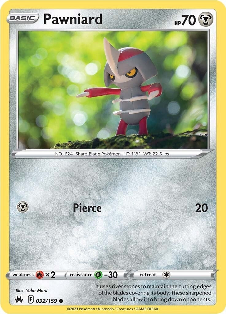 Image for Pawniard (92) (092/159) [Crown Zenith] - Pokemon