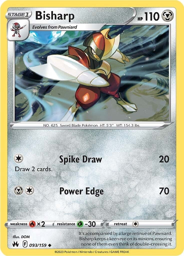 Image for Bisharp (093/159) [Crown Zenith] - Pokemon