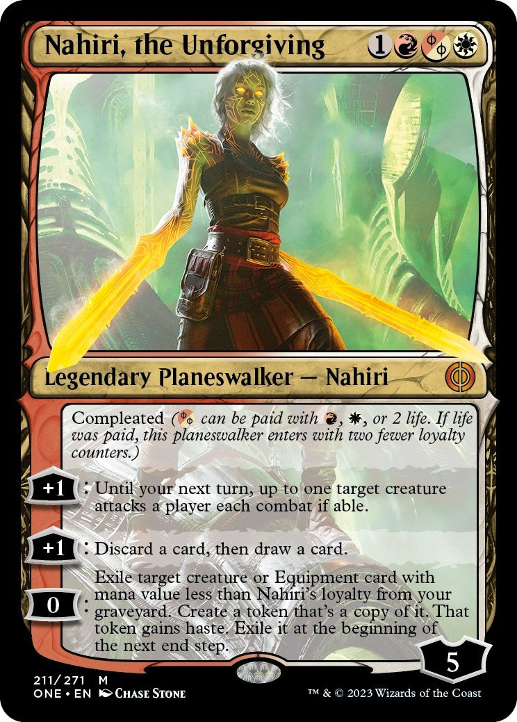 Image for Nahiri, the Unforgiving (211) [Phyrexia: All Will Be One] - Magic: The Gathering