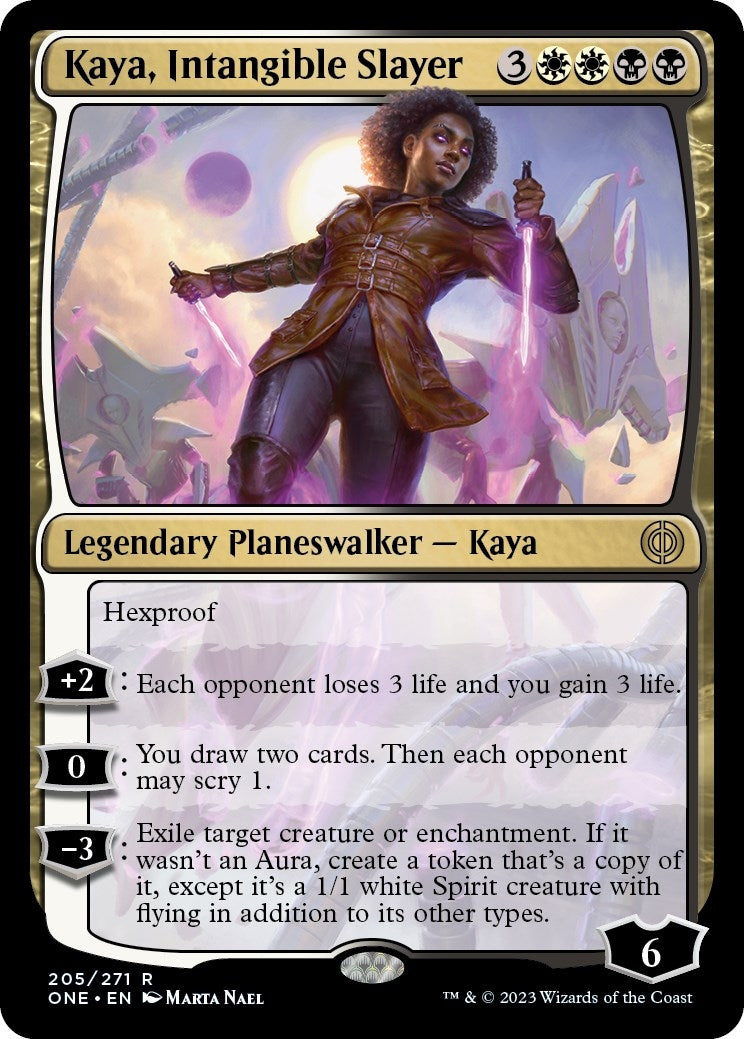 Image for Kaya, Intangible Slayer (205) [Phyrexia: All Will Be One] - Magic: The Gathering