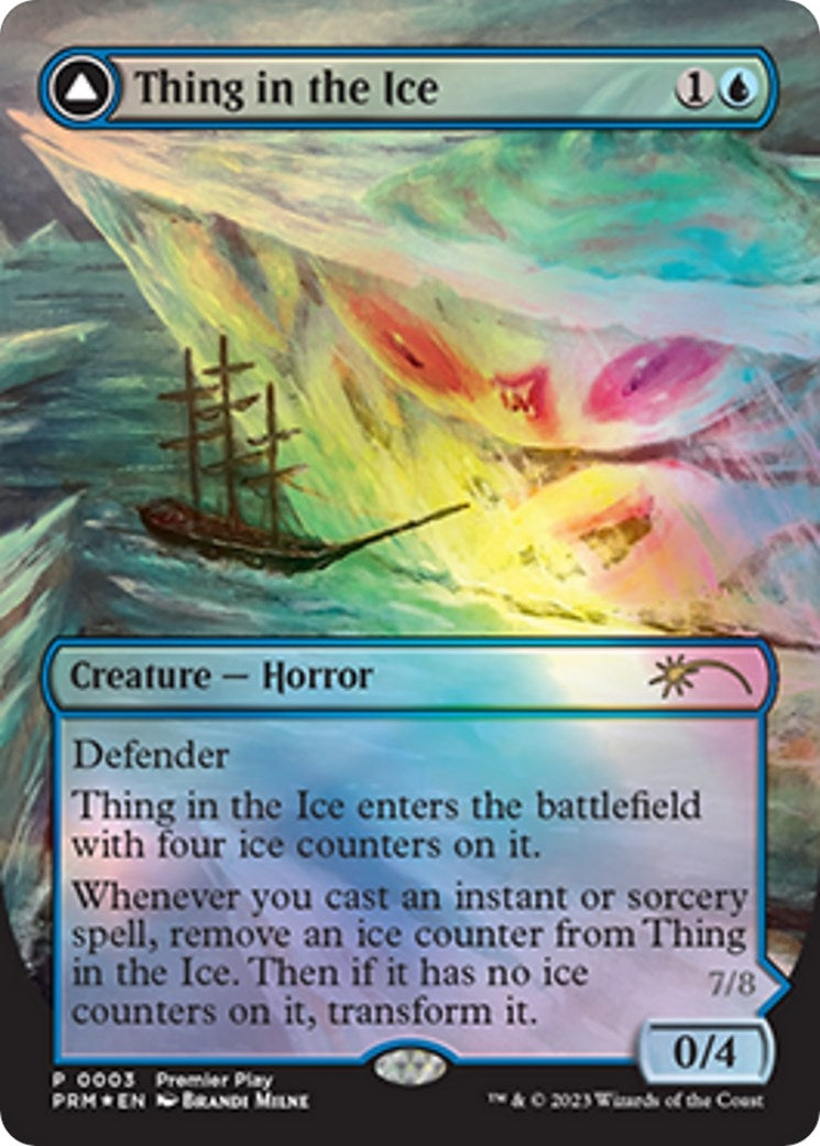 Image for Thing in the Ice (3) [Pro Tour Promos] - Magic: The Gathering
