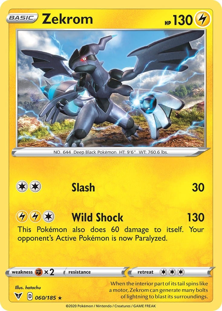 Image for Zekrom - 060/185 (Cosmos Holo) (060/185) [Miscellaneous Cards & Products] - Pokemon