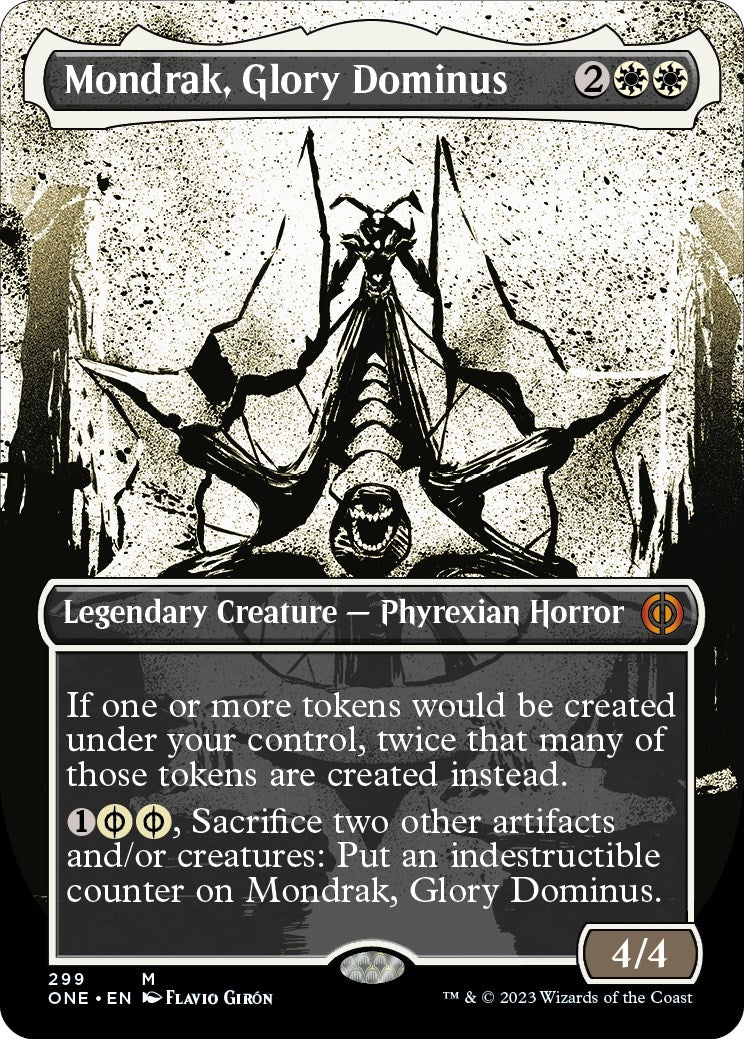 Image for Mondrak, Glory Dominus (Showcase) (299) [Phyrexia: All Will Be One] - Magic: The Gathering