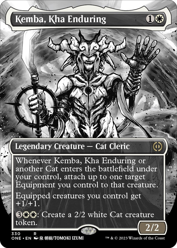 Image for Kemba, Kha Enduring (Borderless) (330) [Phyrexia: All Will Be One] - Magic: The Gathering