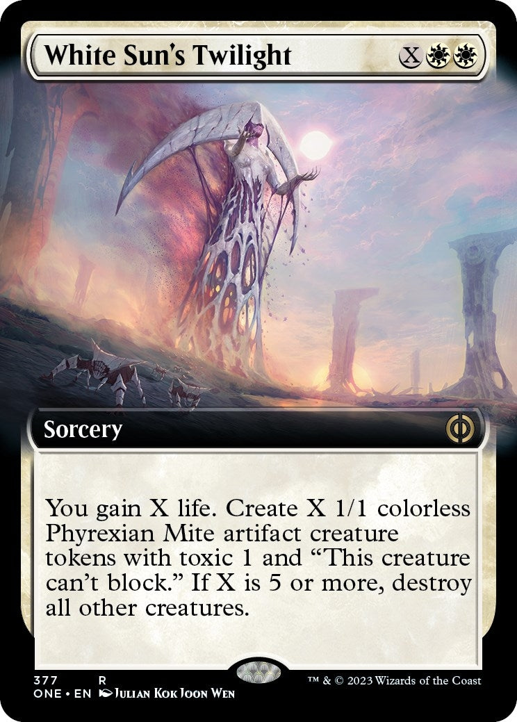 Image for White Sun's Twilight (Extended Art) (377) [Phyrexia: All Will Be One] - Magic: The Gathering