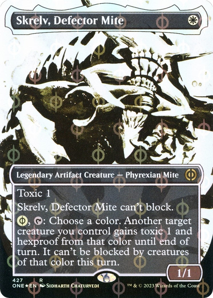 Image for Skrelv, Defector Mite (Showcase) (Step-and-Compleat Foil) (427) [Phyrexia: All Will Be One] - Magic: The Gathering