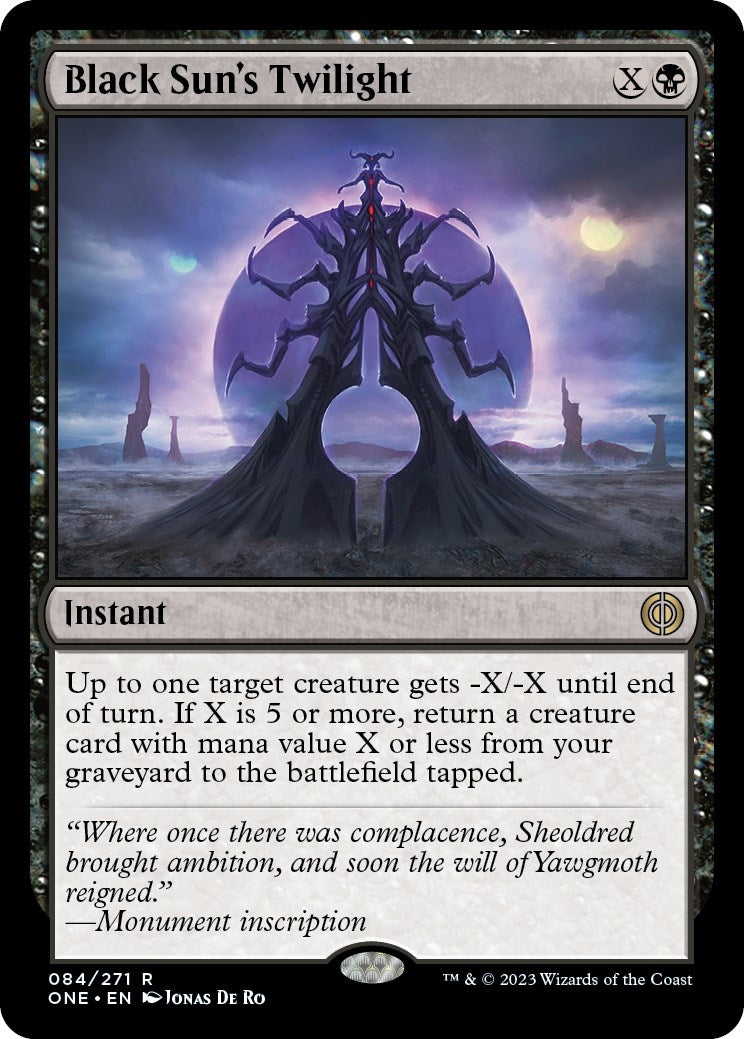 Image for Black Sun's Twilight (84) [Phyrexia: All Will Be One] - Magic: The Gathering