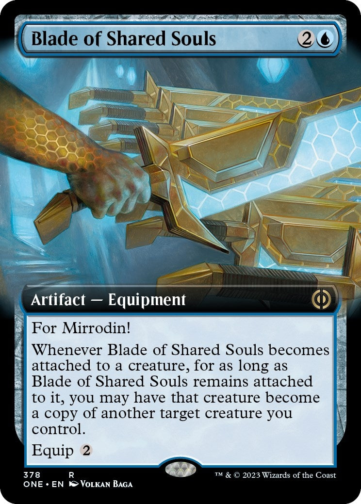 Image for Blade of Shared Souls (Extended Art) (378) [Phyrexia: All Will Be One] - Magic: The Gathering