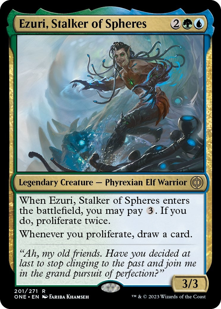 Ezuri, Stalker of Spheres (201) [Phyrexia: All Will Be One]