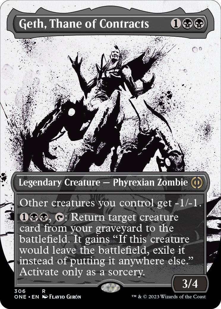 Image for Geth, Thane of Contracts (Showcase) (306) [Phyrexia: All Will Be One] - Magic: The Gathering