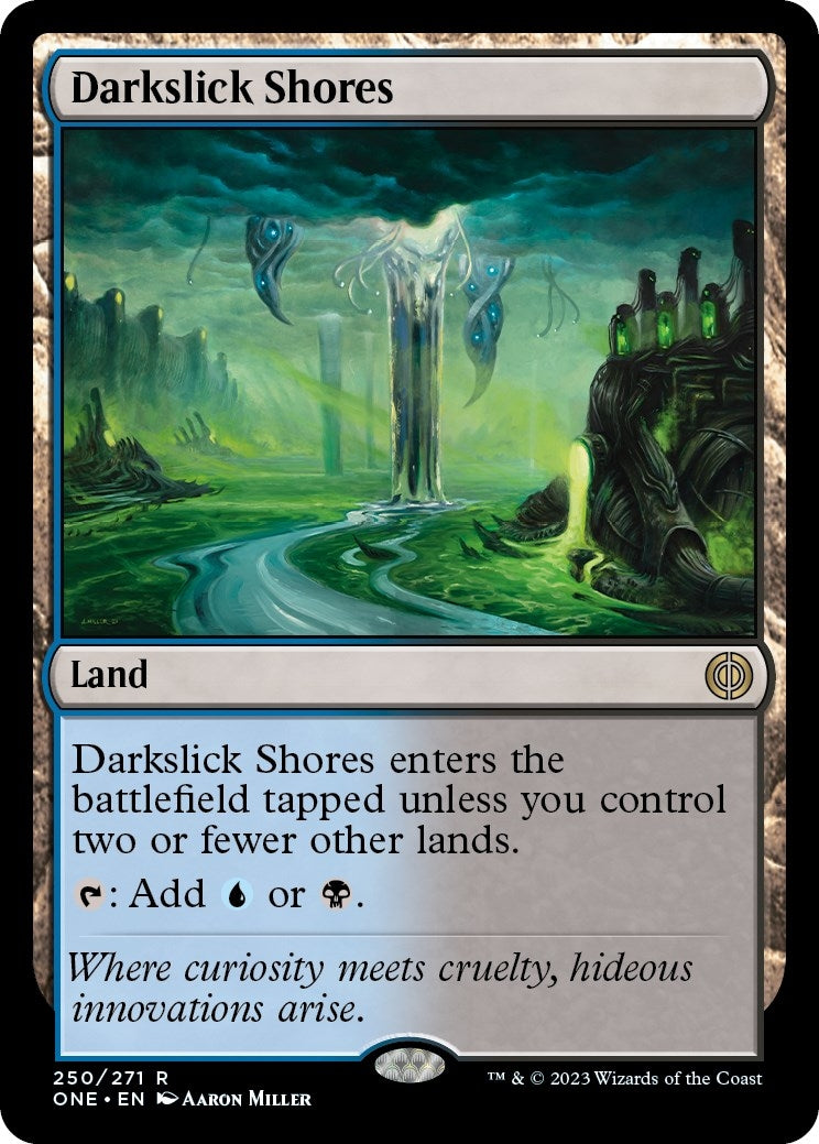 Image for Darkslick Shores (250) [Phyrexia: All Will Be One] - Magic: The Gathering