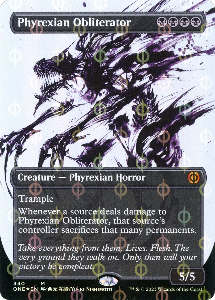 Image for Phyrexian Obliterator (Showcase) (Step-and-Compleat Foil) (440) [Phyrexia: All Will Be One] - Magic: The Gathering