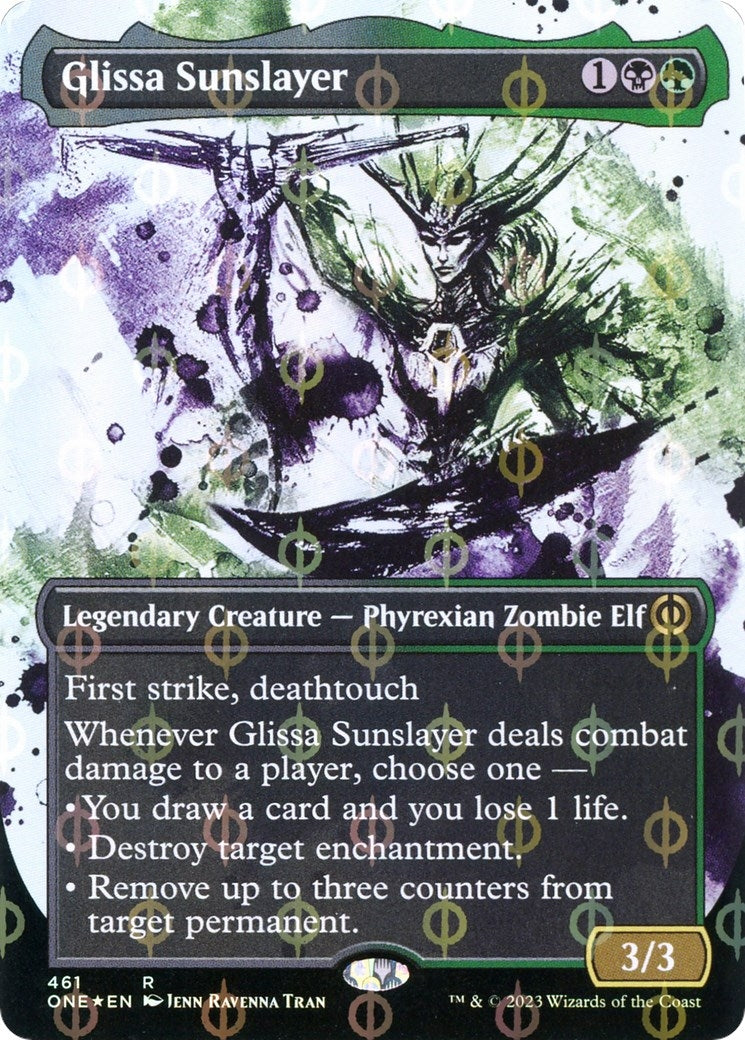 Image for Glissa Sunslayer (Showcase) (Step-and-Compleat Foil) (461) [Phyrexia: All Will Be One] - Magic: The Gathering