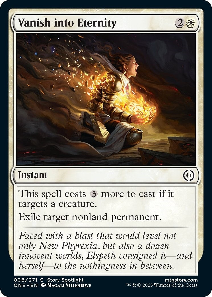 Image for Vanish into Eternity (36) [Phyrexia: All Will Be One] - Magic: The Gathering