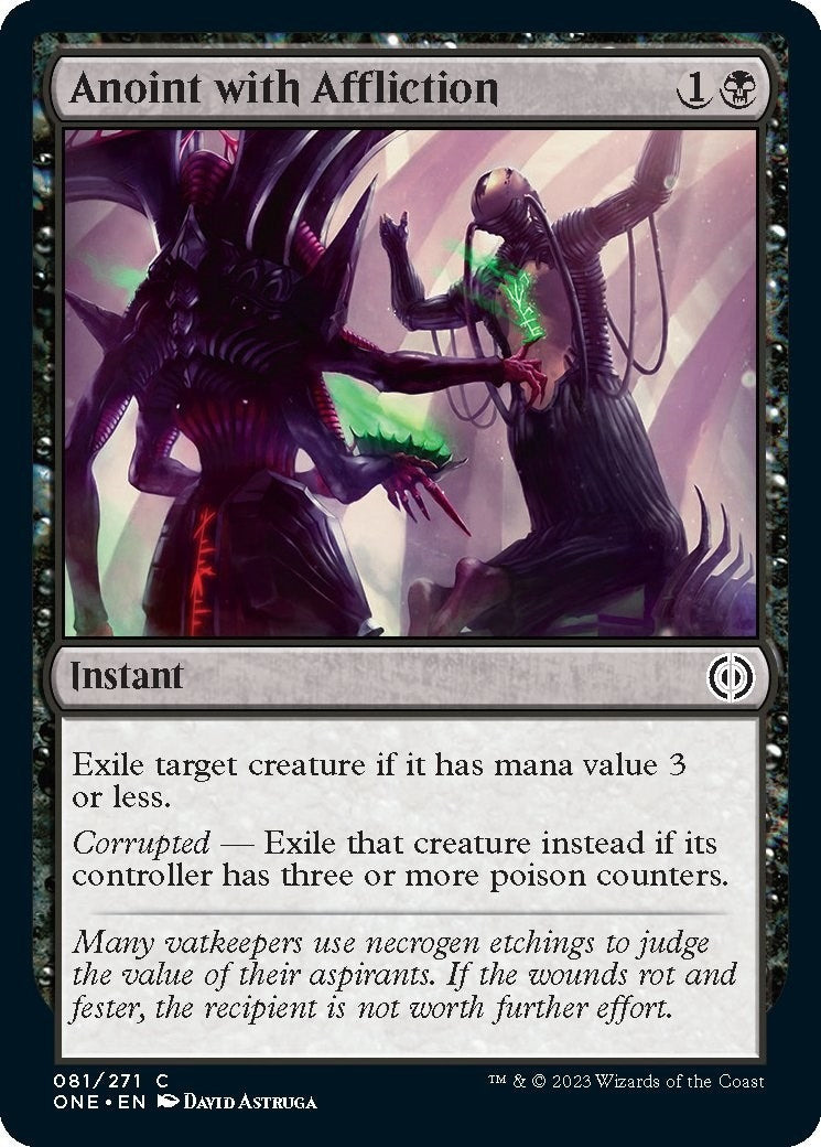 Image for Anoint with Affliction (81) [Phyrexia: All Will Be One] - Magic: The Gathering