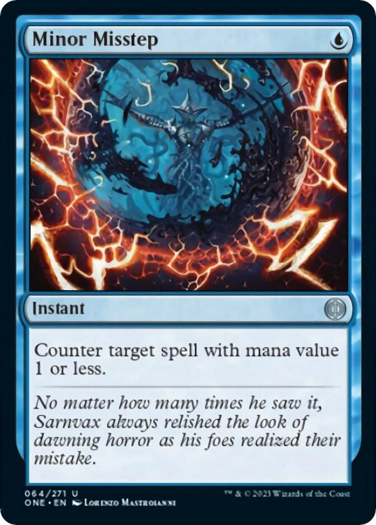 Image for Minor Misstep (64) [Phyrexia: All Will Be One] - Magic: The Gathering