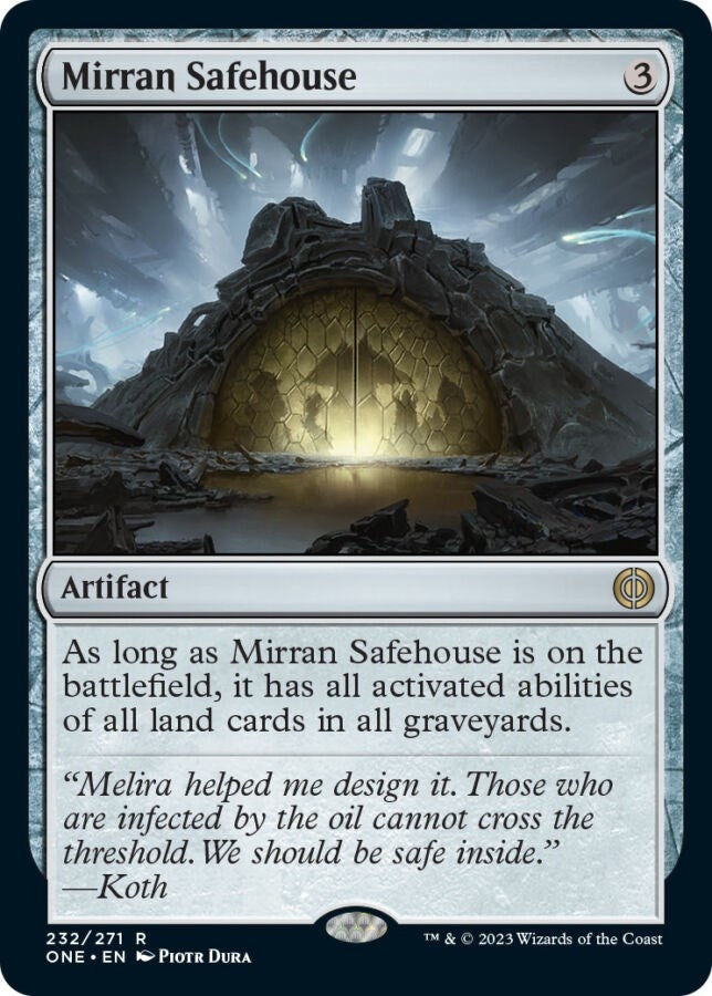 Image for Mirran Safehouse (232) [Phyrexia: All Will Be One] - Magic: The Gathering