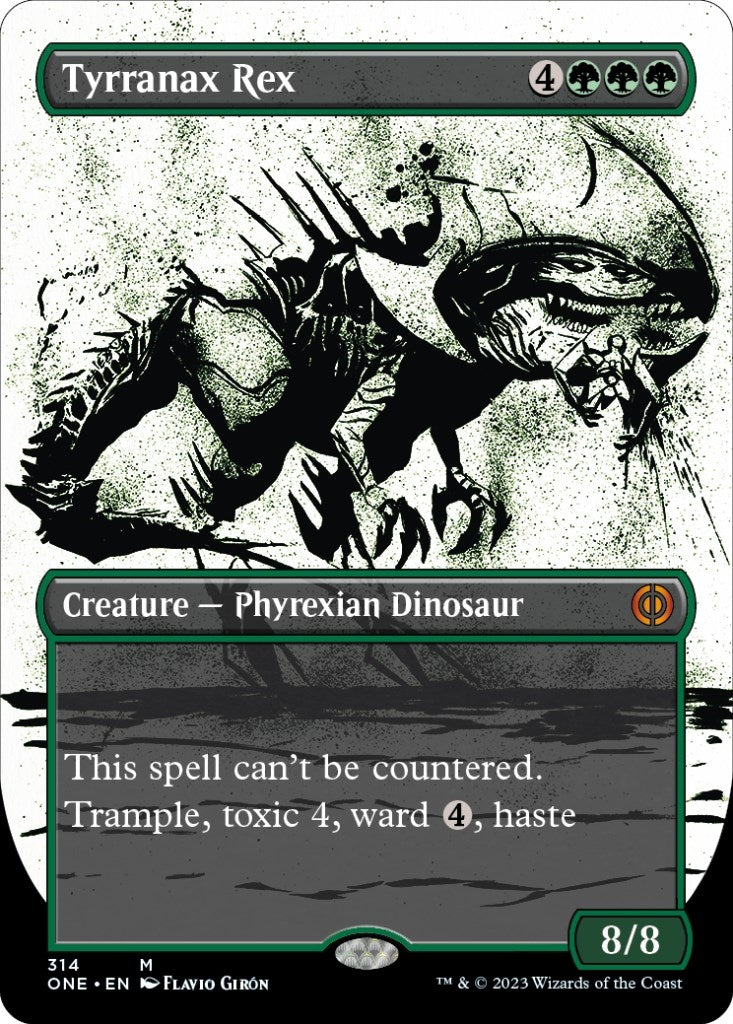 Image for Tyrranax Rex (Showcase) (314) [Phyrexia: All Will Be One] - Magic: The Gathering
