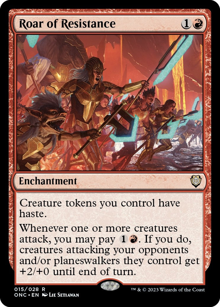 Image for Roar of Resistance (15) [Phyrexia: All Will Be One] - Magic: The Gathering