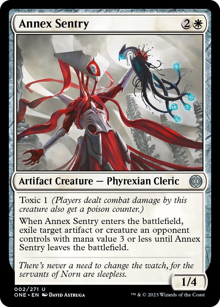 Image for Annex Sentry (2) [Phyrexia: All Will Be One] - Magic: The Gathering