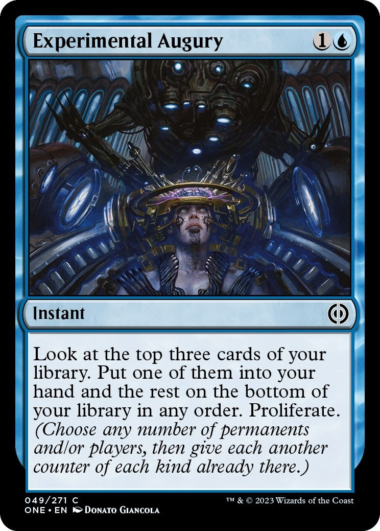 Image for Experimental Augury (49) [Phyrexia: All Will Be One] - Magic: The Gathering