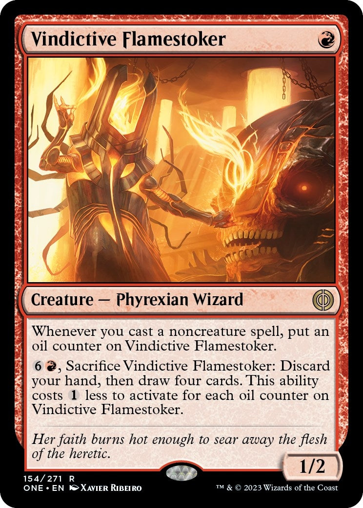 Image for Vindictive Flamestoker (154) [Phyrexia: All Will Be One] - Magic: The Gathering