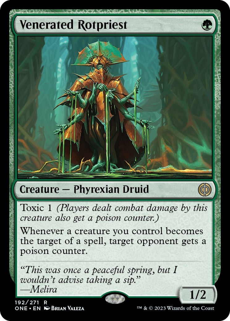 Image for Venerated Rotpriest (192) [Phyrexia: All Will Be One] - Magic: The Gathering