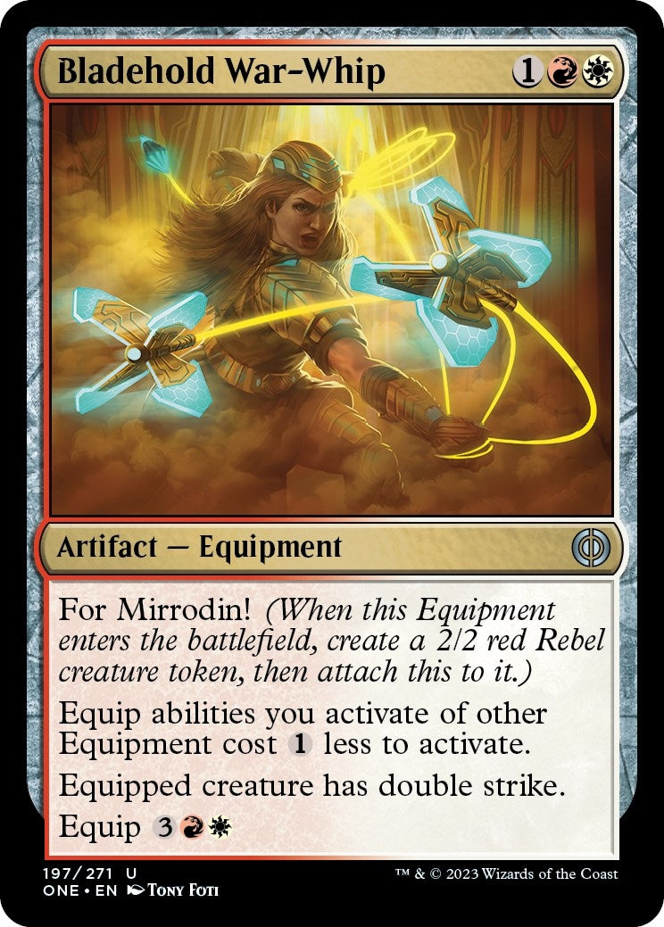 Image for Bladehold War-Whip (197) [Phyrexia: All Will Be One] - Magic: The Gathering