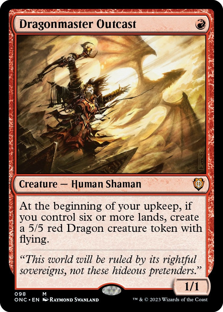 Image for Dragonmaster Outcast (98) [Phyrexia: All Will Be One] - Magic: The Gathering