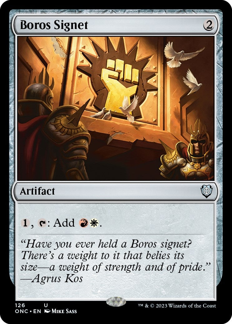 Image for Boros Signet (126) [Phyrexia: All Will Be One] - Magic: The Gathering