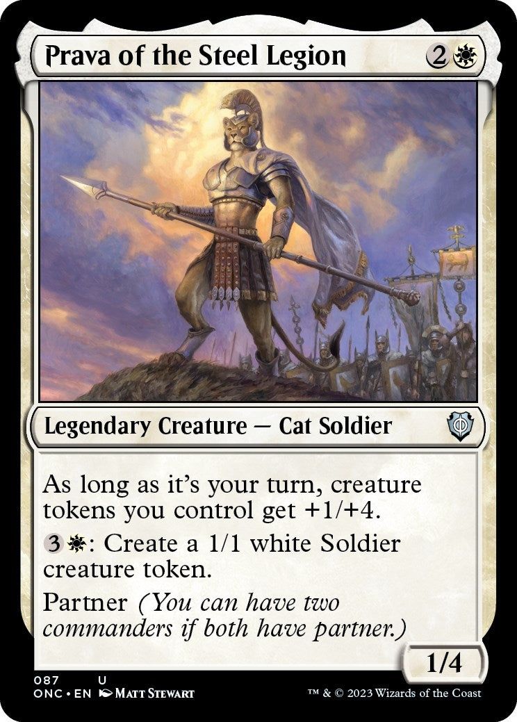 Image for Prava of the Steel Legion (87) [Phyrexia: All Will Be One] - Magic: The Gathering